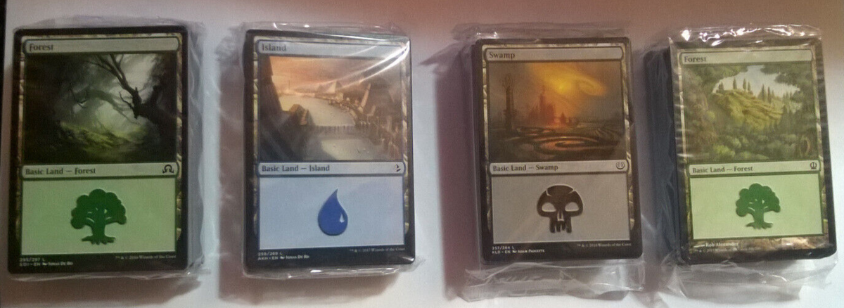 Magic the Gathering MTG Sealed Land Packs | eBay