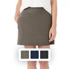 Members Mark Brown Stretch Skort Athletic Golf Casual Women's XXL / 6256