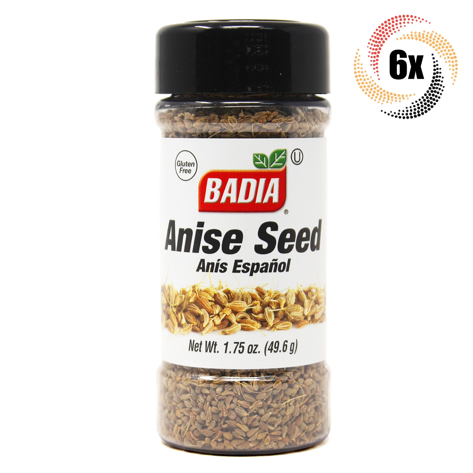 6 шейкеров с приправой из семян Бадиа и аниса | 1,75 унции | Без глютена, без MSG и кошерная