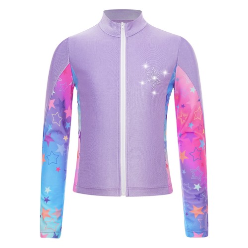 Kids Girls Sets Tennis Tracksuits Rhinestone Outfits Snowflake Vest Sports - Picture 21 of 58
