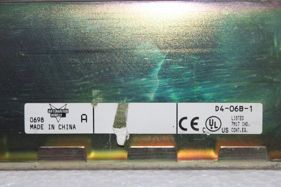 AUTOMATION DIRECT DIRECT LOGIC D4-06B-1 I/O BASE MODULE DL405 6 SLOT PANEL MOUNT - Bild 3 von 4