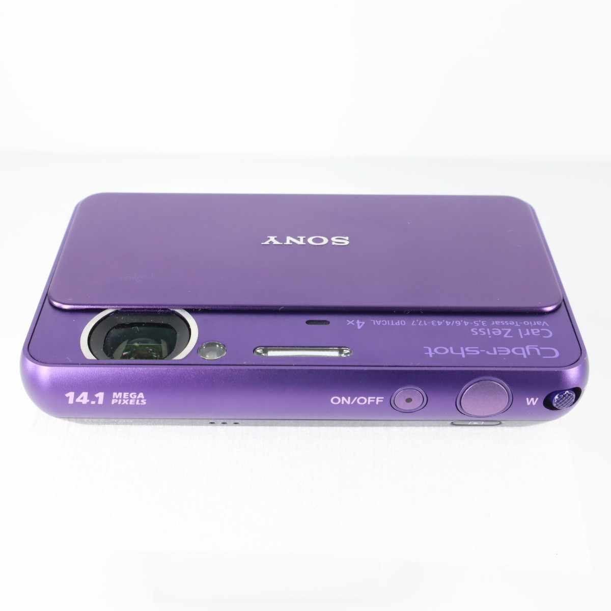 Mint] Sony Cyber-Shot DSC-T99 Purple 14.1MP Digital Camera 4x Zoom