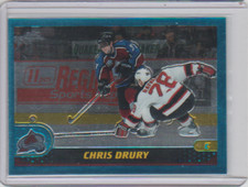 2001-02 Topps Chrome #35 Chris Drury Colorado Avalanche