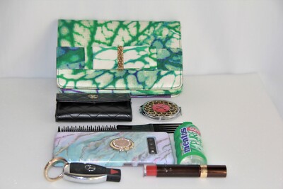 Gorgeous Roberto Cavalli Printed Satin Clutch