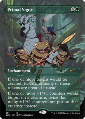 MTG PRIMAL VIGOR EXC - PRIMORDIAL VIGOR - SLD SECRET LAIR - MAGIC