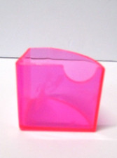 1999 MATTEL BARBIE DOLL WARDROBE ACCESSORY TRAVEL CASE LARGE PINK BIN 2 L