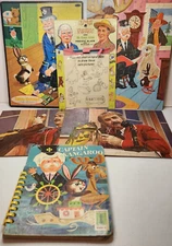 CAPTAIN KANGAROO PUZZLES Mr. Green Jeans PRESTO SLATE & Stylus Goes To Sea BOOK