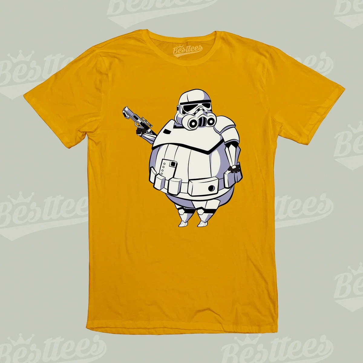 Kids Adult MALE FEMALE Starwars Storm-Trooper Funny Fat Chubby Star Wars T- Shirt | eBay