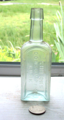AQUA CURE WITH LOTS OF WRITTING FROM LEROY, NY