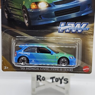 HOT WHEELS '99 HONDA CIVIC TYPE R [EK9] FALKEN 2024 SERIES HW
