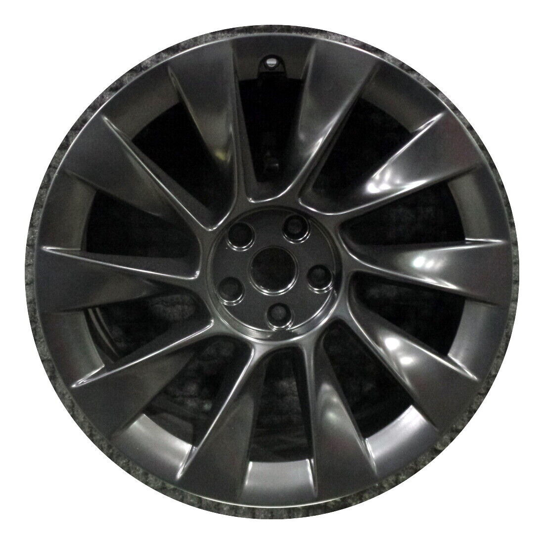 2020 2023 Tesla Model Y Induction Matte Black OEM Center Cap P/N