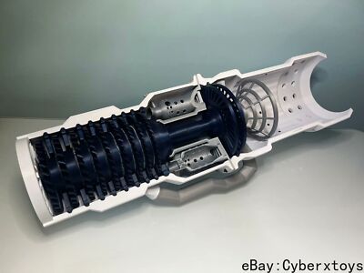P&w J-58 for SR-71 Engine Model Painted Model 3D Print Blades Rotatable