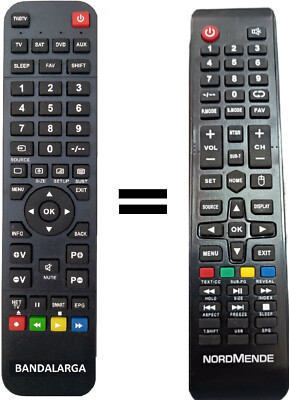 Telecomando 4 In 1 Re-Flix - Per TV NORDMENDE ND32N2800T-SAT - Foto 2