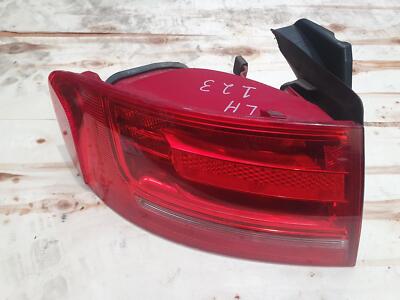 AUDI A4 LEFT TAILLIGHT B8 8K (A4), SEDAN, STANDARD TYPE, 02/08-06/12
