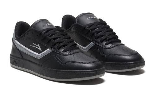 Chaussures de skateboard Lakai terrasse cuir noir/noir - Photo 1/3