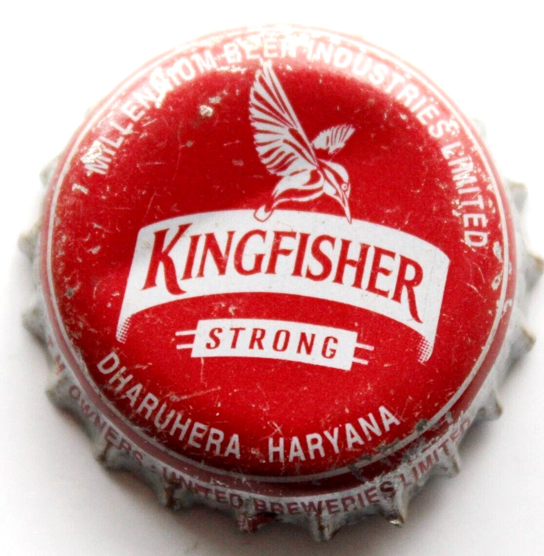 India Kingfisher Strong Bird Beer Bottle Cap Kronkorken Chapas