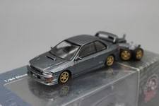 BMC 1/64 Scale Subaru Impreza WRX Type R 3-6 Gen Grey Diecast Car Model Toy