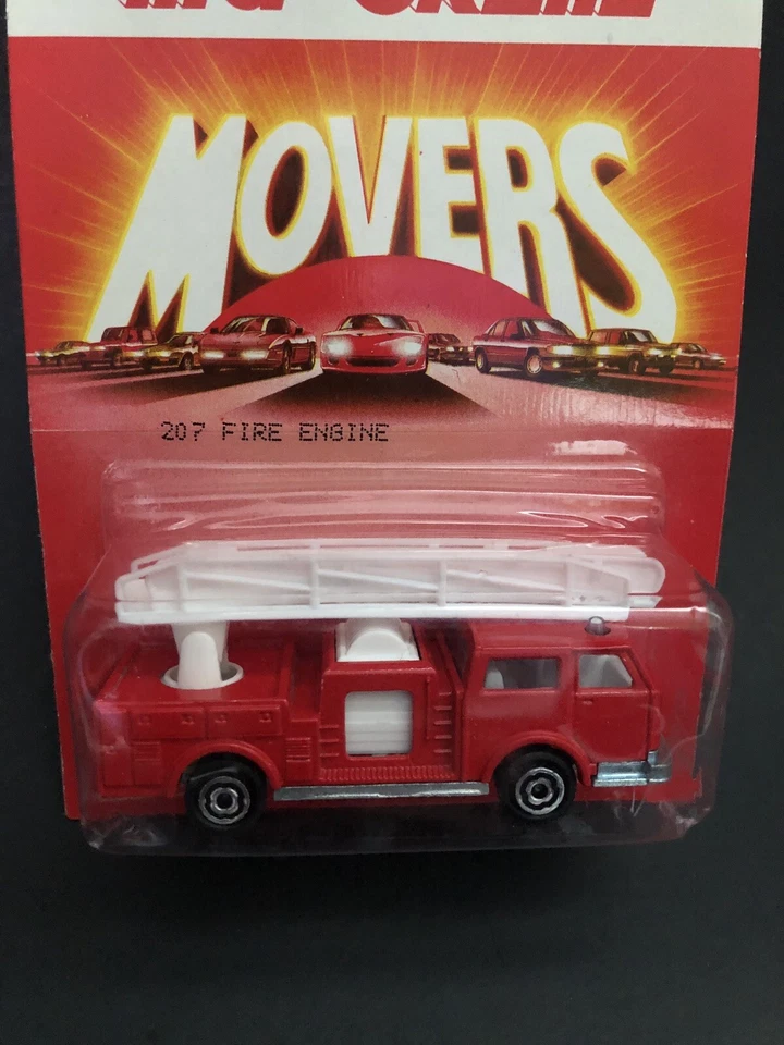 Motor de bombeiros Majorette Movers metal fundido 207 novo na caixa série 200 - Imagem 3 de 4