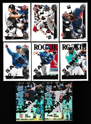 1995 Score Summit Promotional SAMPLE Promo 8-Card Set Lot Ripken Big Bang Insert