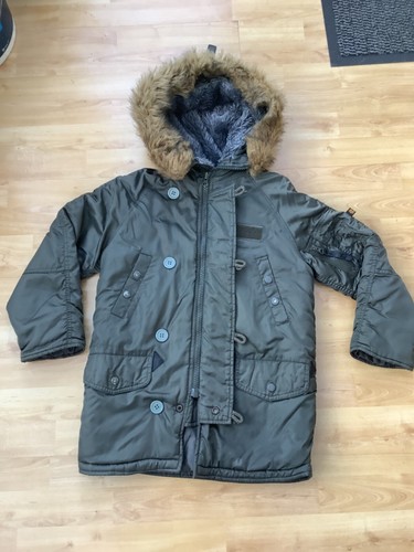 Alpha Industries N-3B Parka clima frío extremo Parka Para Niños Talla 10 |  eBay