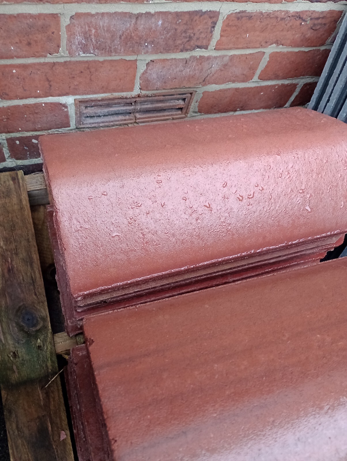 Red Concrete Ridge Tiles eBay