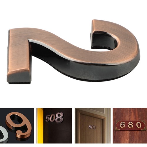 Gl?nzende Hausnummernschilder mit 3D Effekt f??r Hotelzimmer und Ferienwohnung - Bild 11 von 46