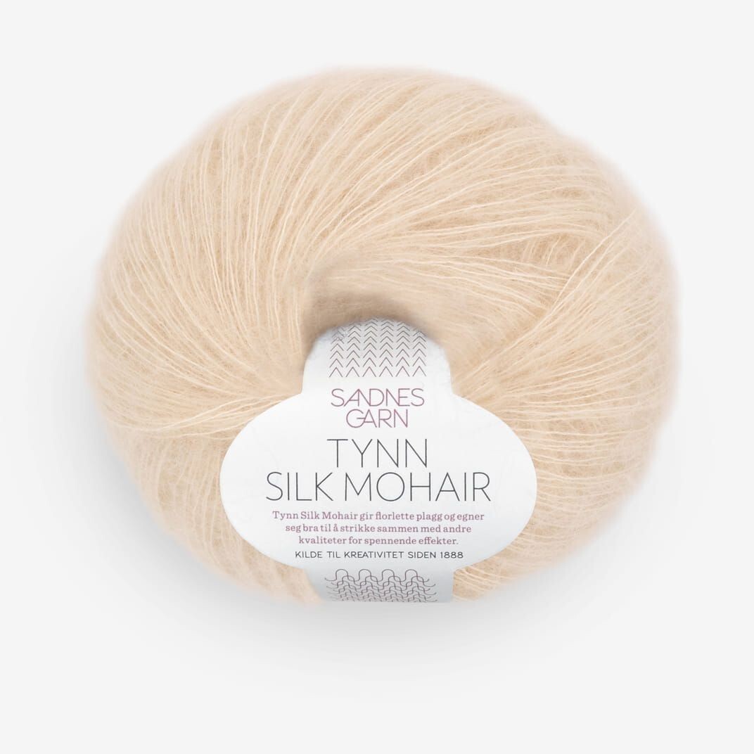 Thin Silk Mohair by SANDNES GARN - ALMOND (2511) - 25 g / approx. 212 m Wool
