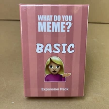 NEW What Do You Meme?  BASIC Expansion Pack Card Game for Meme-Lovers. SEALED!