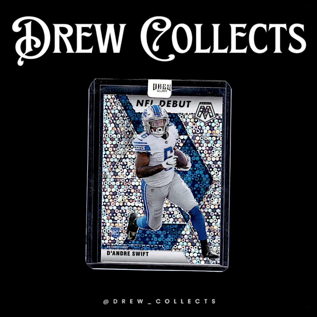 2020 Panini Mosaic #274 D'Andre Swift Prizm Silver Disco