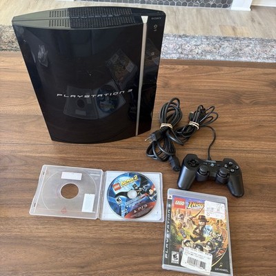 Sony PlayStation 3 PS3 409B-CBEH1000 Fat-Tested+ 1 Controller- 2 Lego Games 60gb
