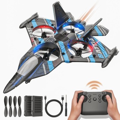Aviones de control remoto de espuma 2.4GHz 360° Flip para niños w Colorful LED