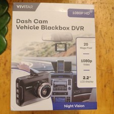 Vivitar Dash Cam Vehicle Blackbox DVR 1080P HD Brand New In Box