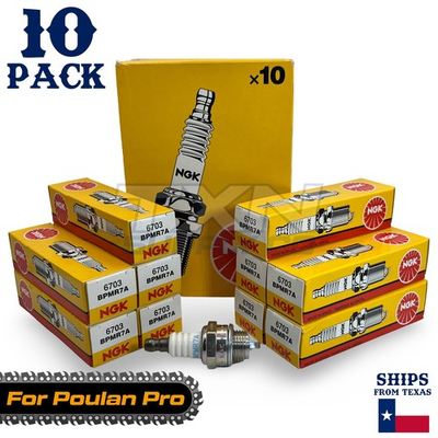 #ad 10 Pack NGK Spark Plug For Poulan Pro 3300 Chainsaw $46.77