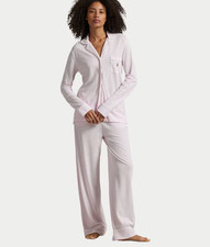 MSRP 178 Polo Ralph Lauren Madison Pajama Set Size M Pink Lady NWT