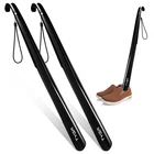 TYGA STORE Shoe Horn Extra Long Handled 23 inches, 58cm Comfortable (2 Pack)