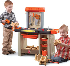 Kids Workbench Playset 35Pc Tool Bench with Sounds for Toddlers 3 Indoor Toy