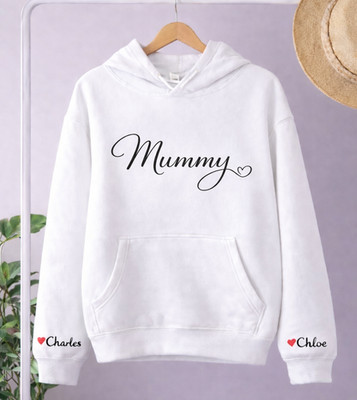 Personalisierter Mama Hoodie | individuelle Namenshüllen | Muttertagsgeschenk Mama Liebe