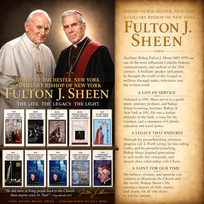 #ad FULTON J. SHEEN* ARCHBISHOP* A LIFE IS WORTH LIVING* 10 DVD amp; BOOK SET. $199.95