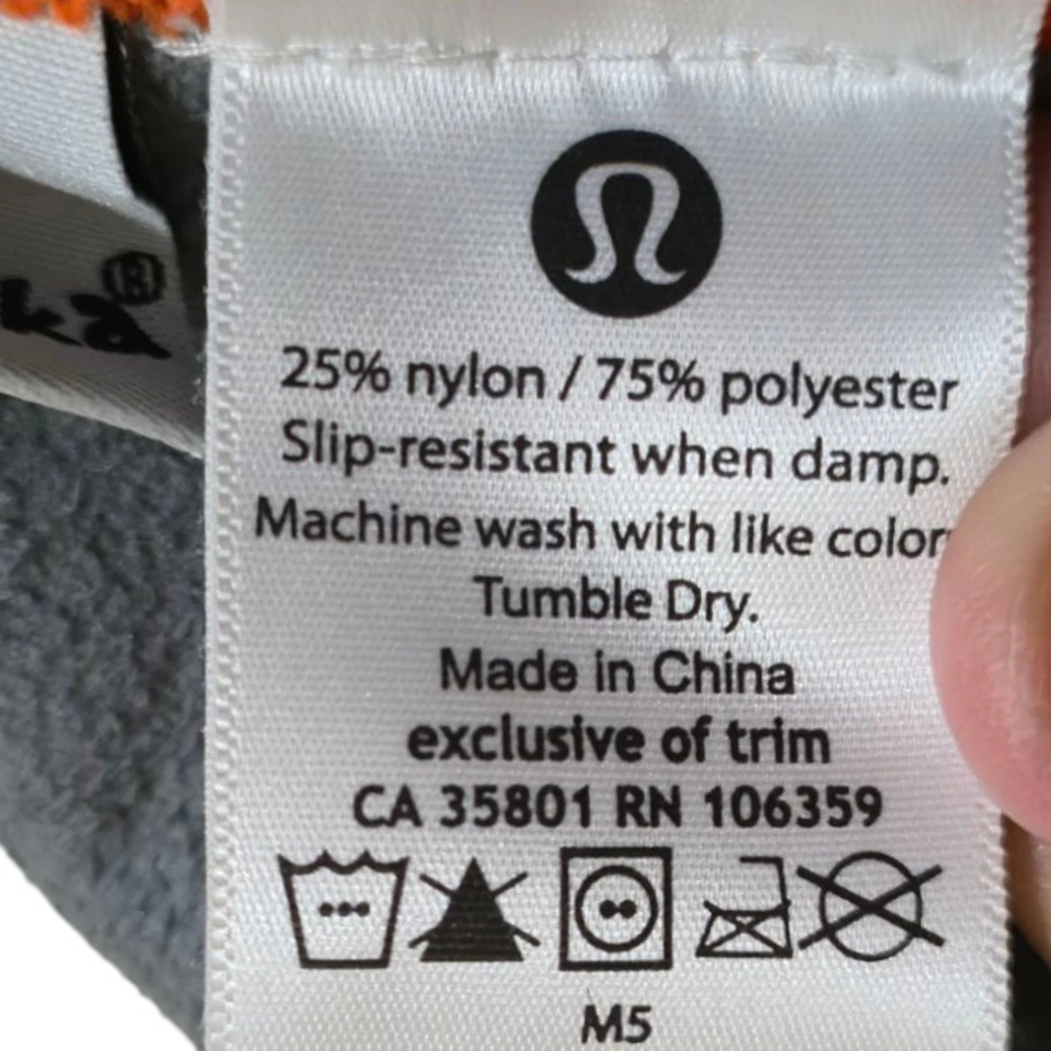 Alfombra Lululemon Unisex Gris Manduka Microfibra Gimnasio Gimnasio Atletismo Entrenamiento Gimnasio Foto 3 de 4
