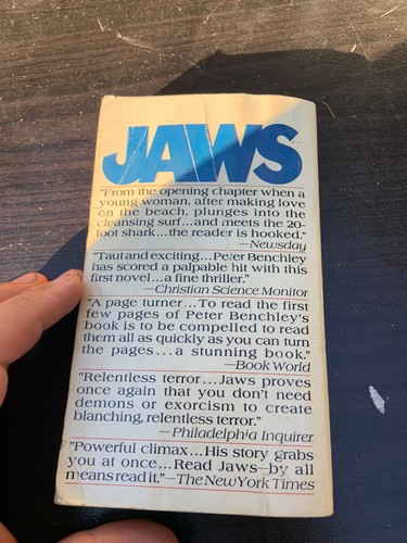 Jaws - Peter Benchlet- paperback - Reader copy - Picture 3 of 8