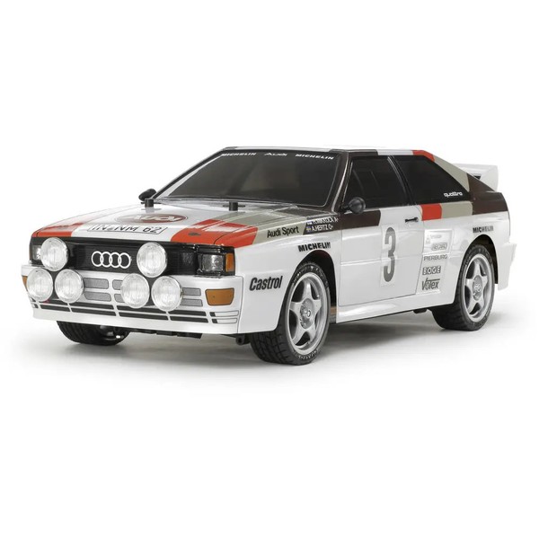 Tamiya TT-02 Audi Quattro Rally Brushed 1:10 RC Modellauto Elektro StraßEnmodell-image