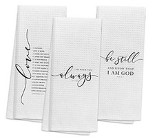 Inspirational Christian Scriptures Kitchen Towels,Christian Hand Towels Dish