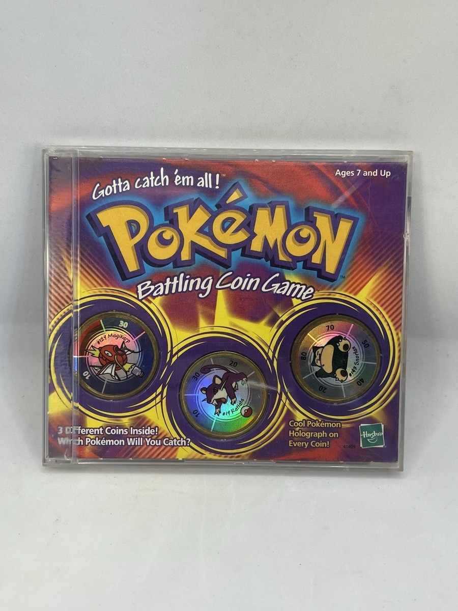 Pokemon Battling Coin Game Hasbro 3 Hologram Coins Magikarp