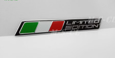 3D Limited Edition Italien Aluminium Motorrad Auto Aufkleber Sticker Logo KFZ