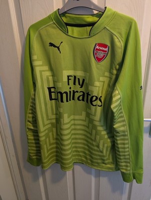 2014/15 Arsenal Torwarttrikot Ospina Größe M 100% Authentic