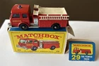 Lesney Matchbox Series No. 29 - Denver Fire Pumper Truck Vintage w Original Box