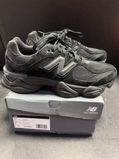 New Balance 9060 Triple Black Suede Mens Sneakers Size 10.5 NWB
