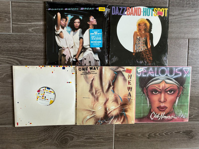 Lot of 5 R&B - POP - SOUL Lp's 1984-85 Club Nouveau Dazz Band  + Near Mint (A4)