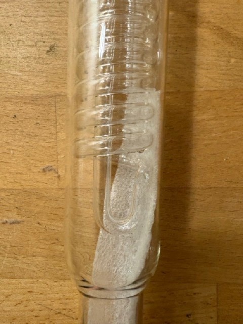 Intensivkühler Destillation Laborglas NS29 ca 50cm Länge