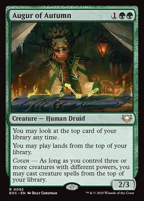 Augur of Autumn 92 R Normal EOC MTG NM